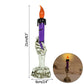 Halloween Skull LED Kerzenlicht Geisterhand Kerzenhalter Batteriebetriebene LED Licht Flammenloses Licht Horror Requisiten Halloween Party Bar Deko