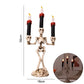 Halloween Skull LED Kerzenlicht Geisterhand Kerzenhalter Batteriebetriebene LED Licht Flammenloses Licht Horror Requisiten Halloween Party Bar Deko