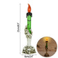 Halloween Skull LED Kerzenlicht Geisterhand Kerzenhalter Batteriebetriebene LED Licht Flammenloses Licht Horror Requisiten Halloween Party Bar Deko
