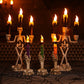 Halloween Skull LED Kerzenlicht Geisterhand Kerzenhalter Batteriebetriebene LED Licht Flammenloses Licht Horror Requisiten Halloween Party Bar Deko