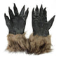 Halloween Terror Dekor Latex Gummi Wolf Kopf Haar Maske Werwolf Handschuhe Kostüm Party Gruselig Dekor