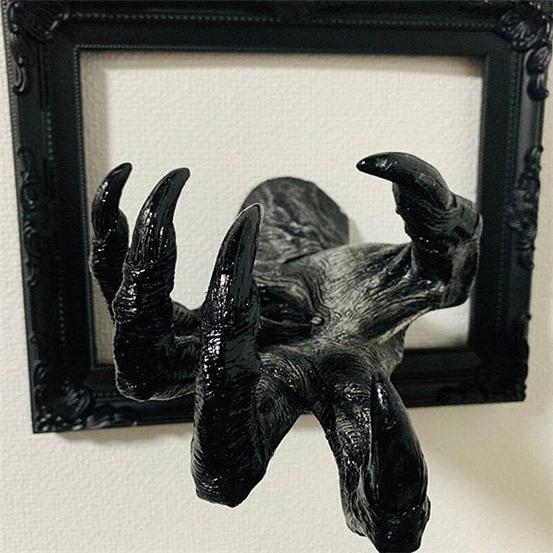 Halloween Die Hand der Hexe Wanddeko Eigenschaften Kollektion Universalhaken Wohnkultur für Halskette Anhänger Schmuck Ornament