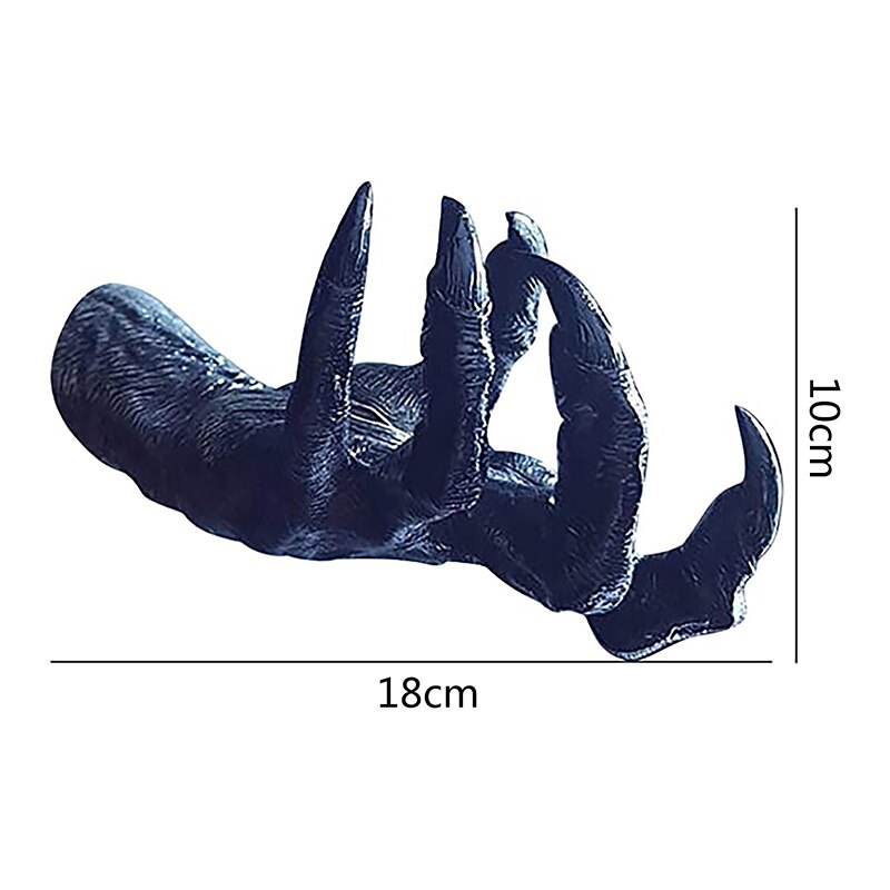 Halloween Die Hand der Hexe Wanddeko Eigenschaften Kollektion Universalhaken Wohnkultur für Halskette Anhänger Schmuck Ornament