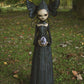 Halloween Hexenfigur Statue Harz Gruselige Hexenskulpturen Gartendekoration für Zuhause Patio Rasen Veranda Gartendekoration
