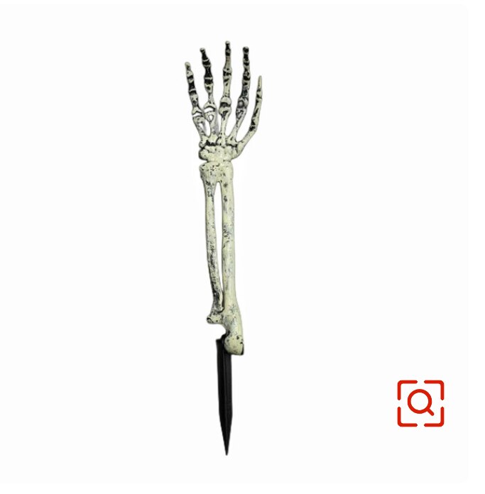 Halloween-Skelett-Schädel-Simulation Skelett-Hand-Knochen Gartenrasendekoration Spukhaus-Horror Halloween-Heimdekoration 2023