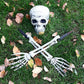 Halloween-Skelett-Schädel-Simulation Skelett-Hand-Knochen Gartenrasendekoration Spukhaus-Horror Halloween-Heimdekoration 2023