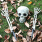 Halloween-Skelett-Schädel-Simulation Skelett-Hand-Knochen Gartenrasendekoration Spukhaus-Horror Halloween-Heimdekoration 2023