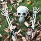 Halloween-Skelett-Schädel-Simulation Skelett-Hand-Knochen Gartenrasendekoration Spukhaus-Horror Halloween-Heimdekoration 2023