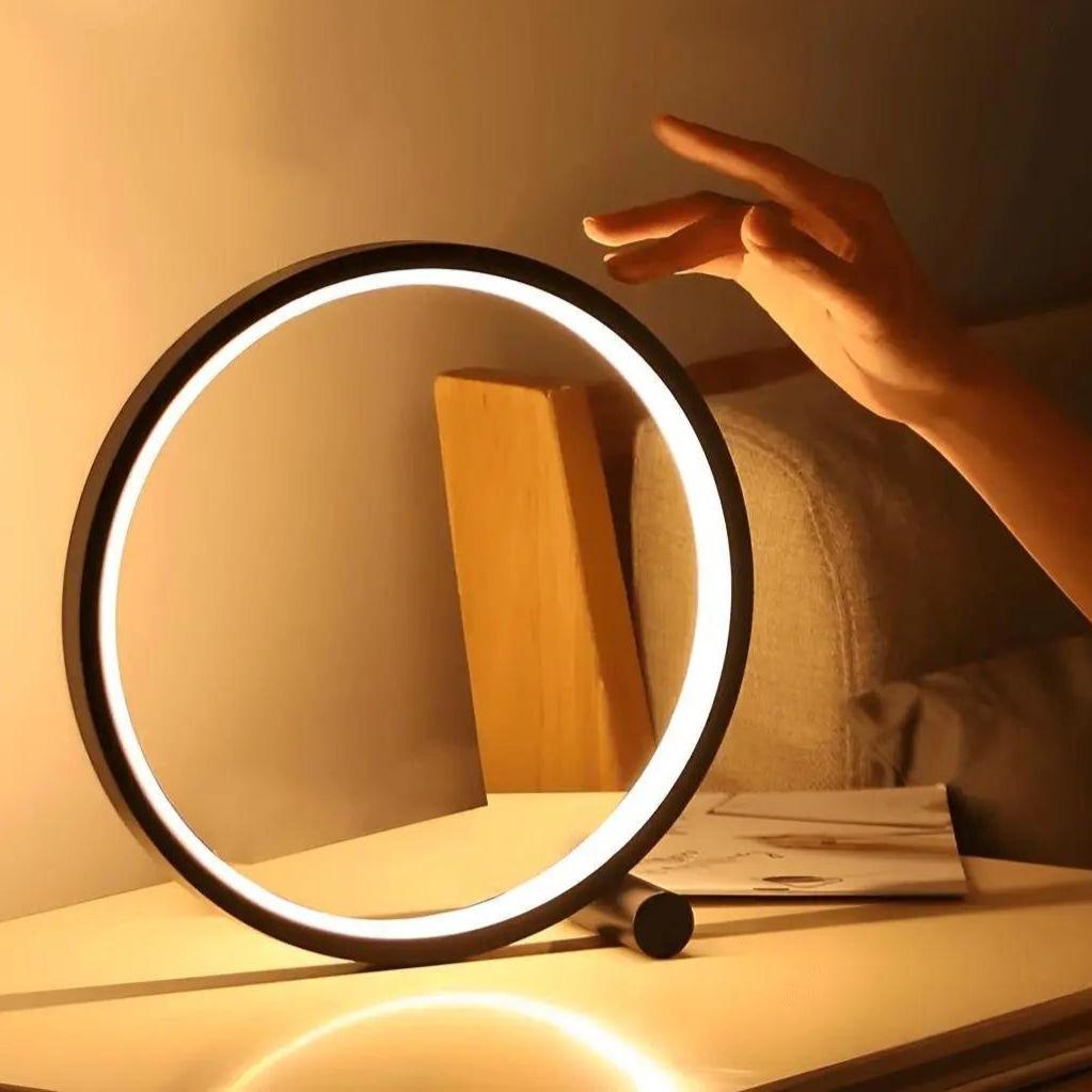 Frendorf - dimmbare LED Touch Runde Tischlampe für kreative Räume