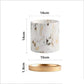 Handgefertigter Planter mit goldener Unterlage
