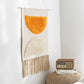 Handgewebte geometrische Muster Quasten Wandbehang