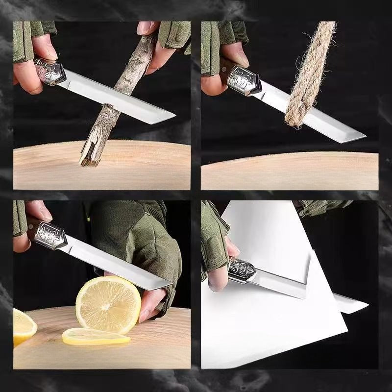 Handgefertigtes Utility-Messer mit japanischem Holzgriff