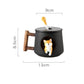 Handgefertigte Shiba Inu Hundeliebhaber Große TASSE Für Kaffee und Tee - Keramische Persönlichkeit Süße Shiba Inu Tasse Mit Deckel und Löffel