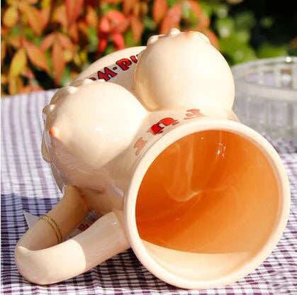 Handgemachte Brüste Tasse - Große Brüste TASSE 450ml