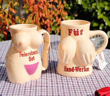 Handgemachte Brüste Tasse - Große Brüste TASSE 450ml