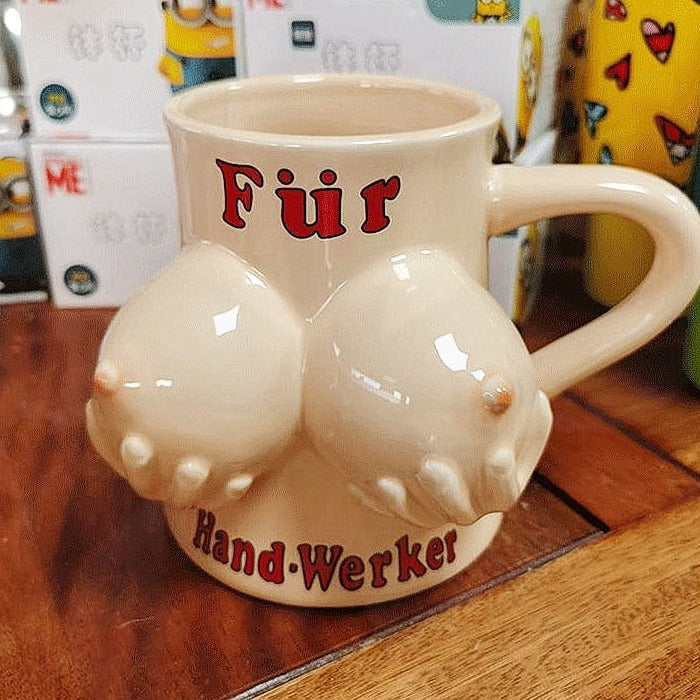 Handgemachte Brüste Tasse - Große Brüste TASSE 450ml