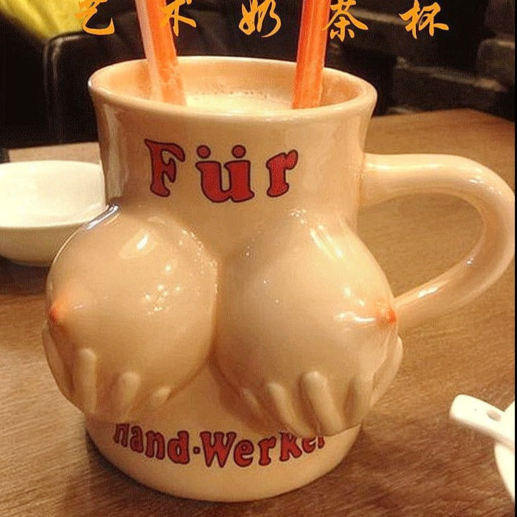 Handgemachte Brüste Tasse - Große Brüste TASSE 450ml
