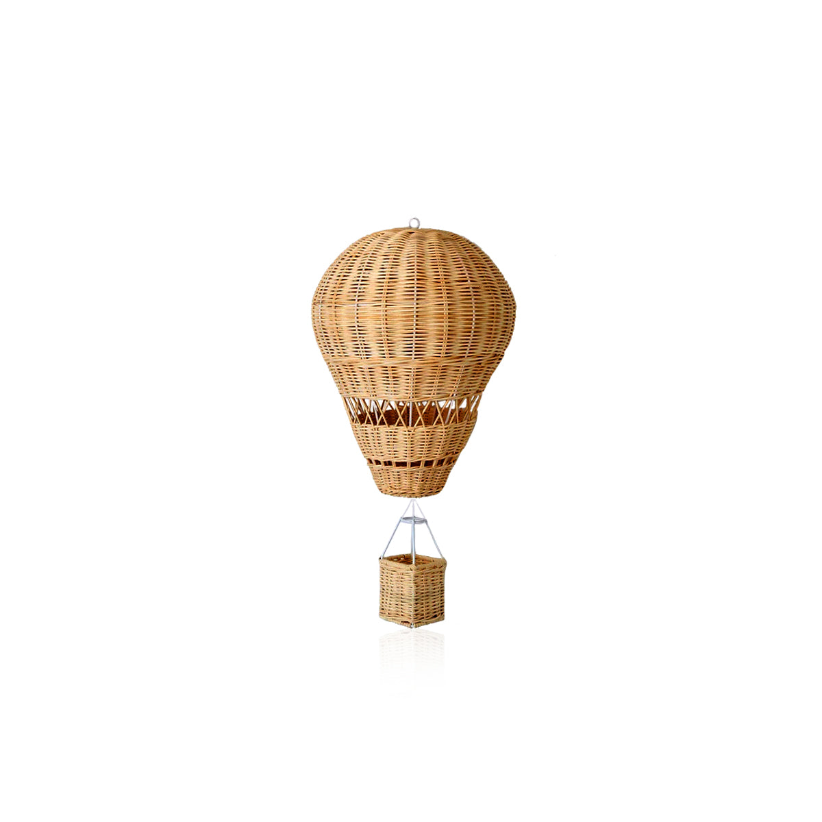 Handgefertigtes Rattan Woven Luftballon Mobile Ornament