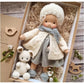 Frendorf | Baumwolle Waldorf Stil Puppe mit Kawaii Details und Stoffverpackung