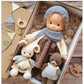 Frendorf | Baumwolle Waldorf Stil Puppe mit Kawaii Details und Stoffverpackung