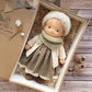 Frendorf | Baumwolle Waldorf Stil Puppe mit Kawaii Details und Stoffverpackung