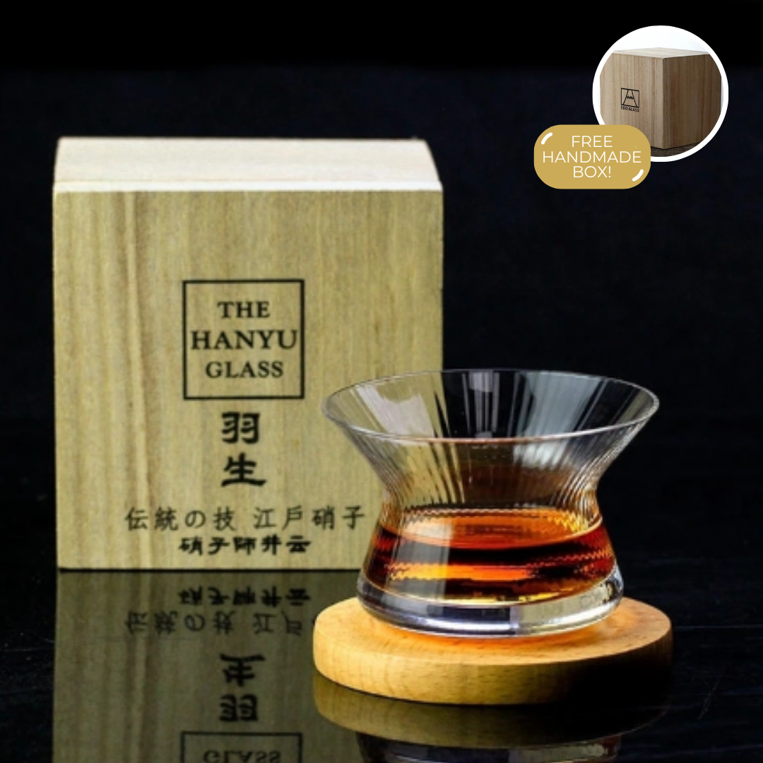 Frendorf | SakuraKaori Japanisches EDO-Whiskeyglas | Exquisites Design | Perfekt für Whiskey-Liebhaber & Sammler