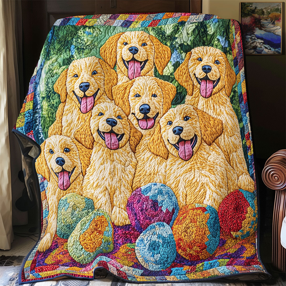 Happy Dog Quilt