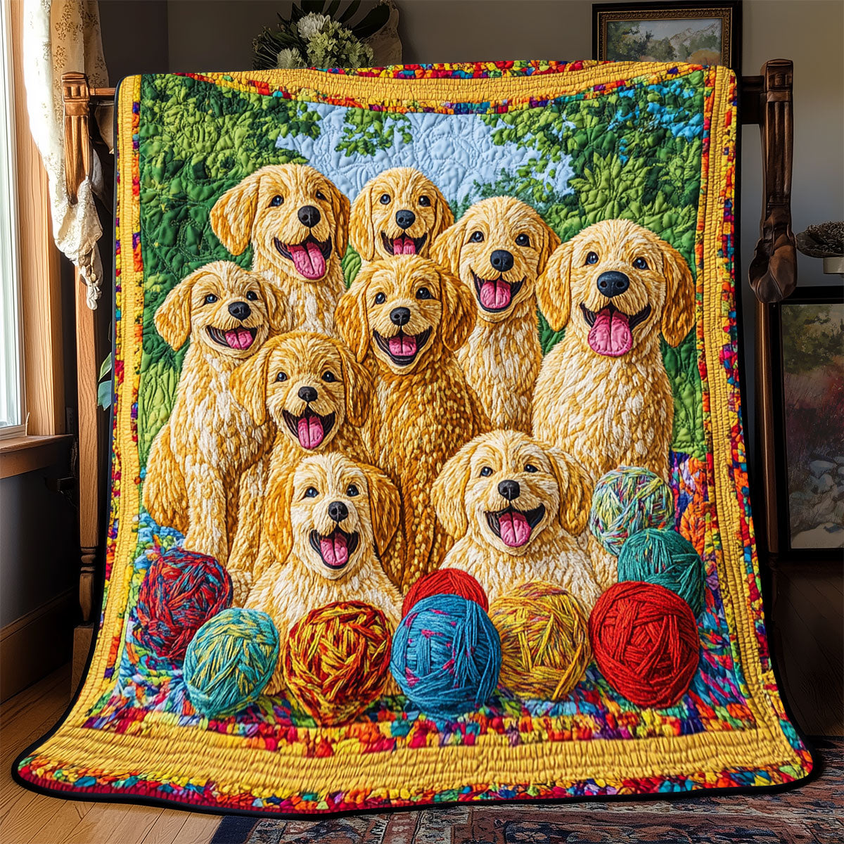 Happy Dog Quilt