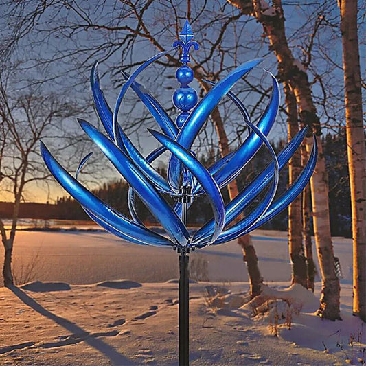Metallskulptur Windmühle - BreeArt