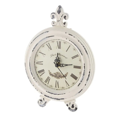 Vintage Holzstil Tischuhr mit Alarm