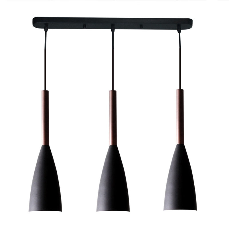 Frendorf | AuroraTrio Design-Hängelampen | Dreier-Set Pendelleuchten | Stilvolle Beleuchtung für Zuhause