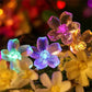 Florale Garten Mehrfarbige Solarbetriebene LED Streifen
