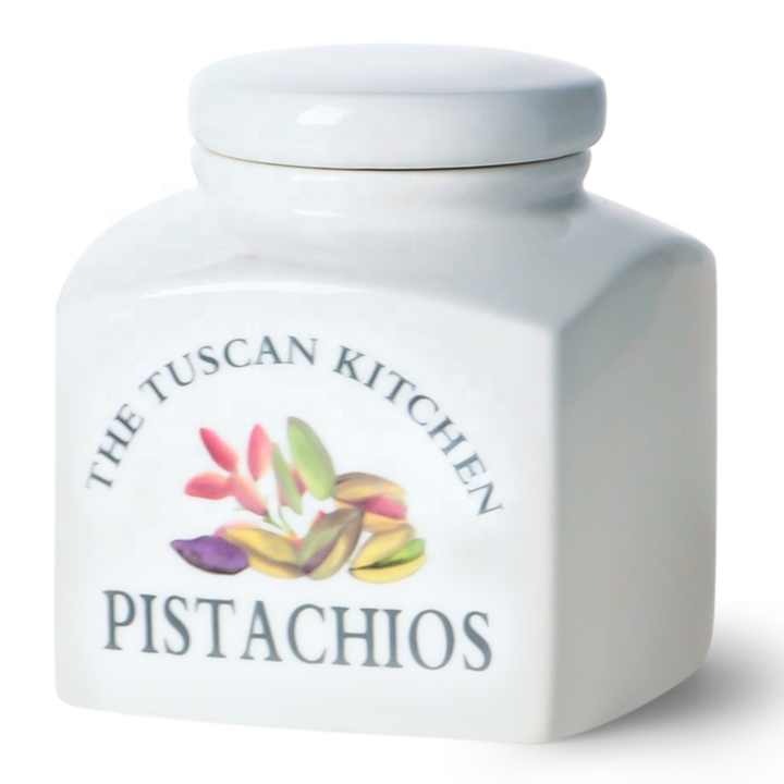 Frendorf | Tuscan Kitchen Porzellan Quadrat 500ml Knoblauchbehälter