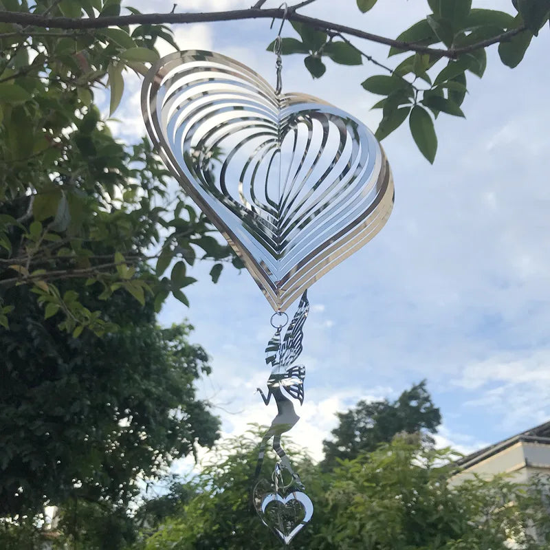 Feen Windspiel Garten Windglocken Hängedekorationen Outdoor Hochzeit Kawaii Haus Wohnraum Dekor Glocke Valentinstag Geschenk
