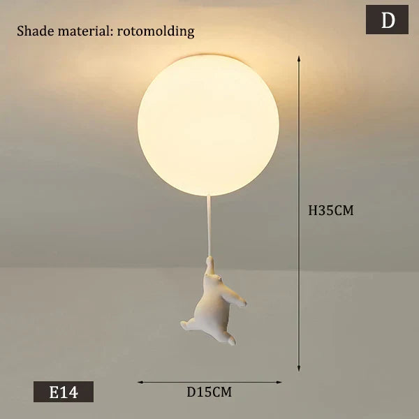 Frendorf | BeerLamps - Niedliche Hängeleuchte mit Ballons für eine magische Atmosphäre