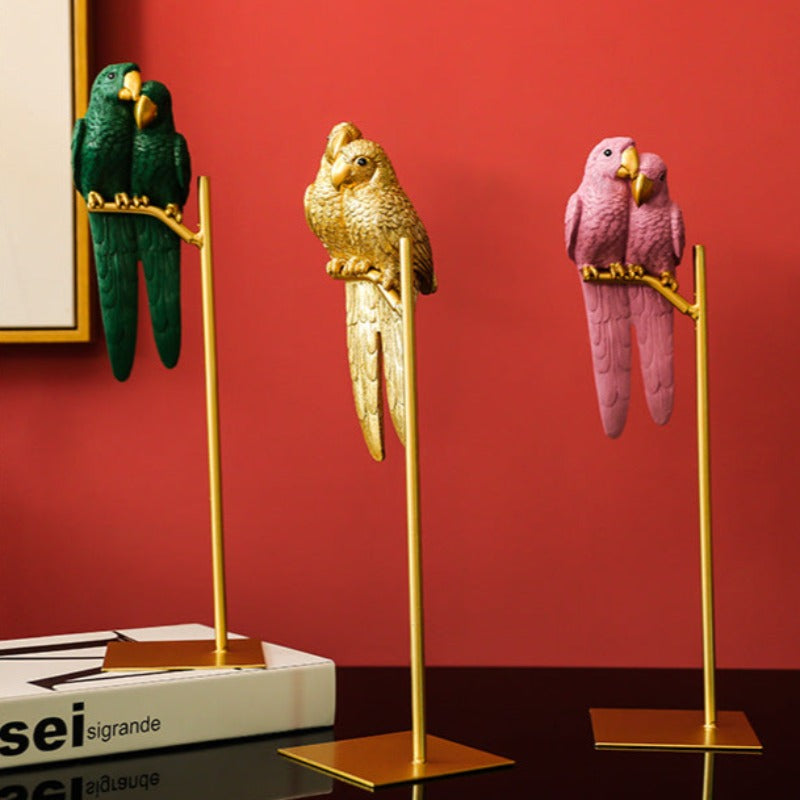 Die Lovebirds Objekt d'Art