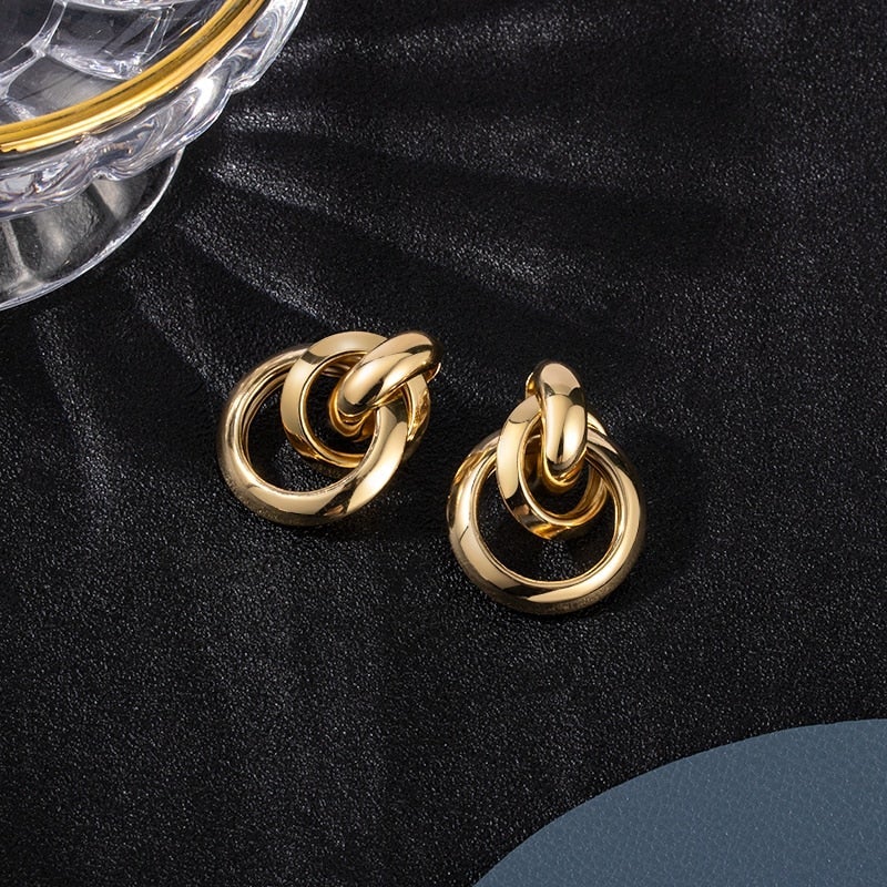 Frendorf | Luxus Gold Ohrringe