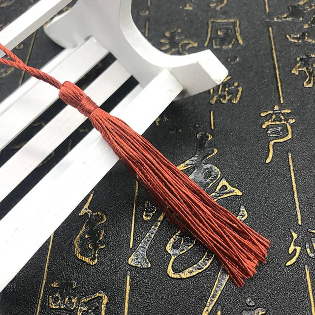 35 Stück Farbgemisch Lesezeichen Quasten - 13 cm Mini Quasten mit Schlaufen für DIY Bastel- und Schmuckherstellungszubehör