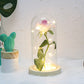 Frendorf | Ewige Rose in Glasdome | Handverlesen, LED-beleuchtet & Ideal für romantische Geschenke und Wohnkultur