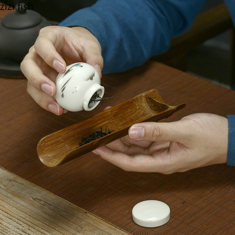 Frendorf | TeaVault Weiße Keramik Teedose | Feuchtigkeitsbeständiger Aufbewahrungsbehälter für Tee, Kaffee & Bonbons | Versiegelte Keramikdose für Küche & Zuhause