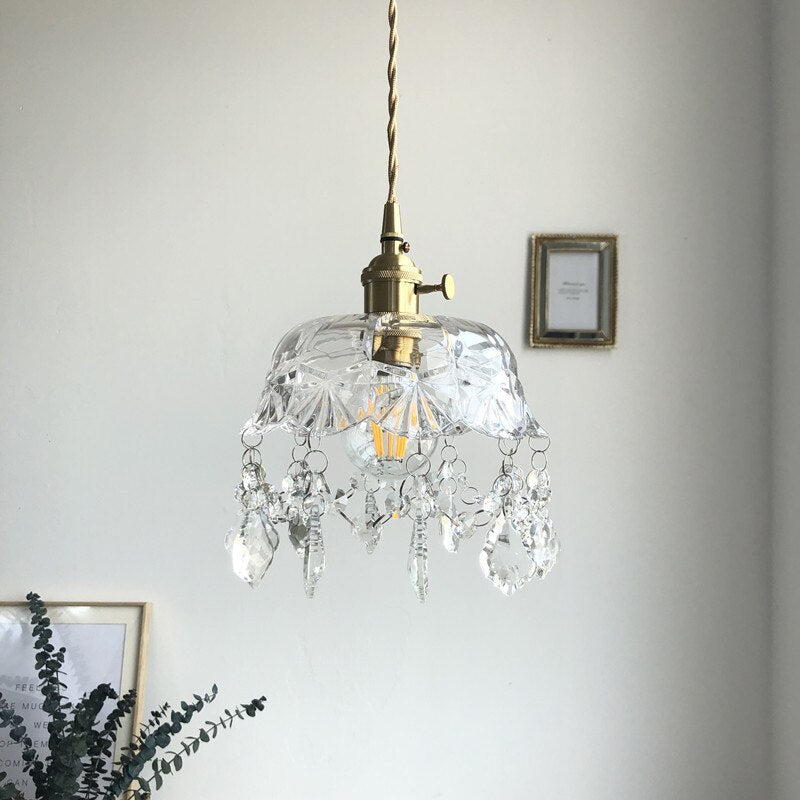 Frendorf | LumiGlace – Elegante Pendelleuchte mit klarem Kristallglasdesign für anspruchsvolles Interieur