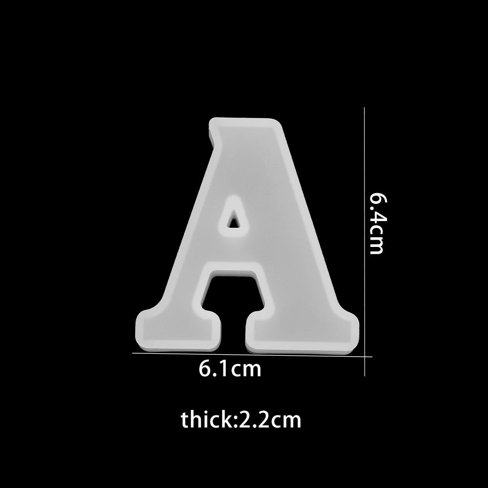 Frendorf | 3D Silikonform zum Gießen von Schokoladenbuchstaben – BackSpaß (1+1 Gratis)