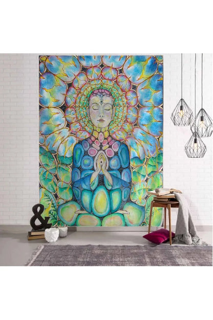 Cosmic Ganesha Wandteppich