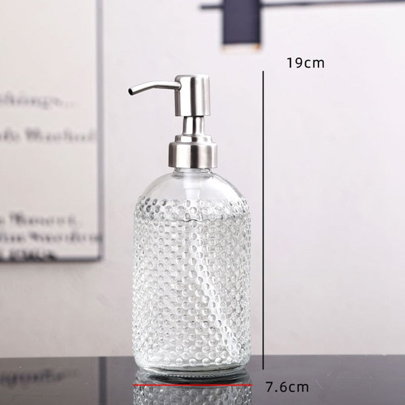 Glas Flüssigseifenspender