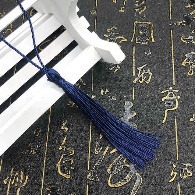 35 Stück Farbgemisch Lesezeichen Quasten - 13 cm Mini Quasten mit Schlaufen für DIY Bastel- und Schmuckherstellungszubehör