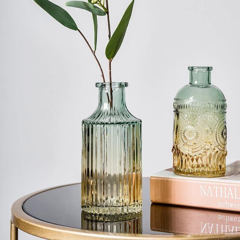 Frendorf | Gradivo Gradient Glasflaschen-Vasen | Modernes Design | Stilvolle Wohnaccessoires