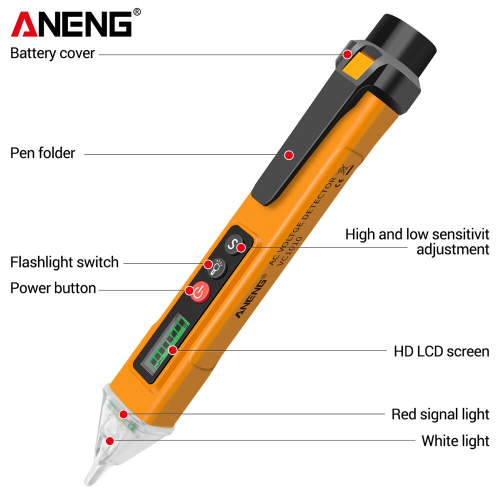 Frendorf | Digital AC DC Spannungsdetektoren Tester Stift