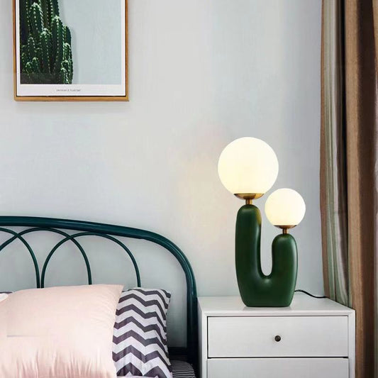 Frendorf | TwoLight - Doppelte Globus moderne Tischlampe