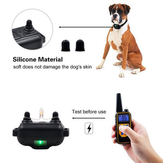 Lange Shot Elektrischer Hundetraining Wasserdicht Kragen