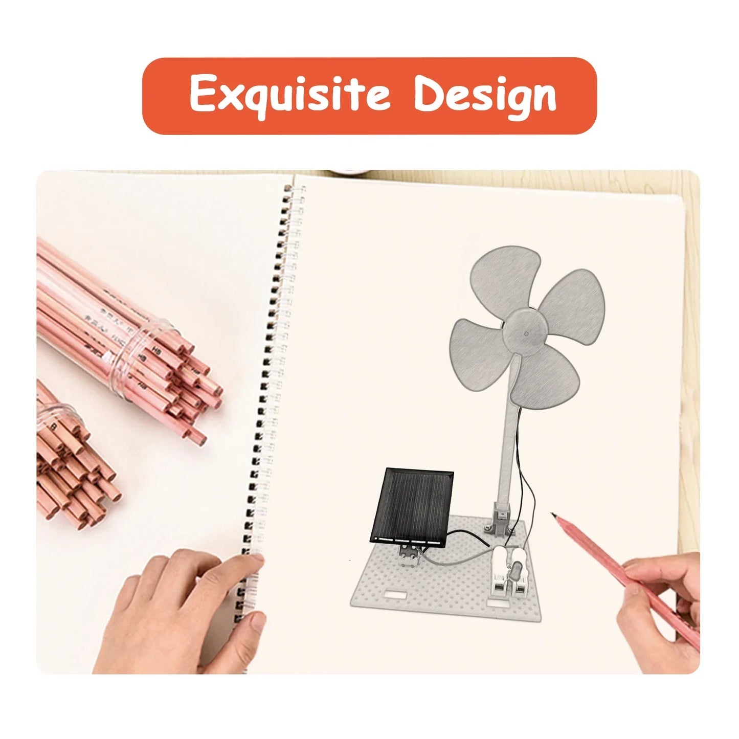 Frendorf | Bildungs-Set für Solar- und Windenergie – Informativ und Spaß beim DIY-Experiment